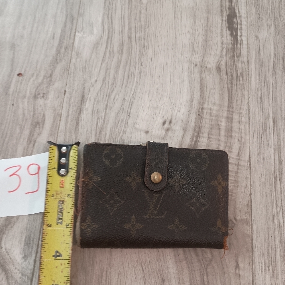 Louis Vuitton French Kiss Damier Ebene Wallet Brown Coated Canvas - Picture 15 of 15